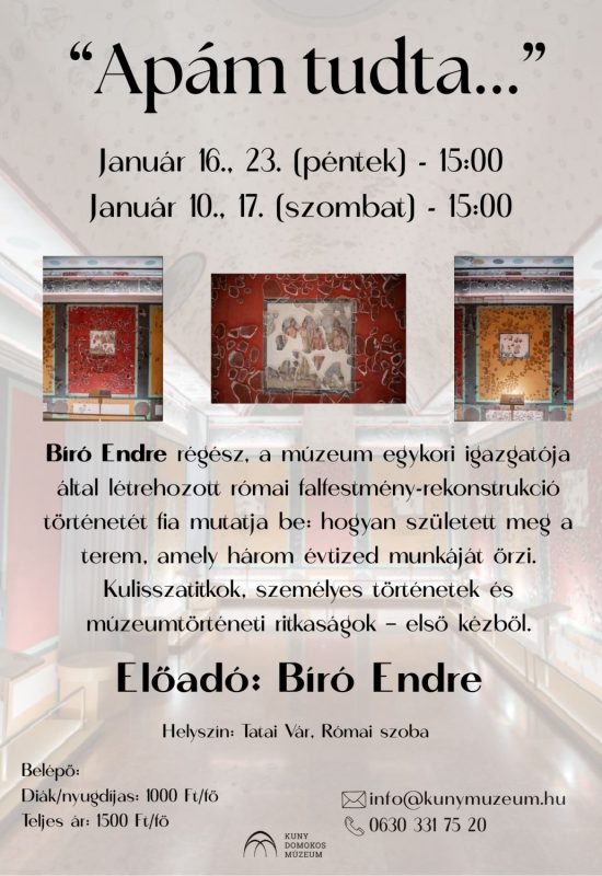 “Apám tudta...”